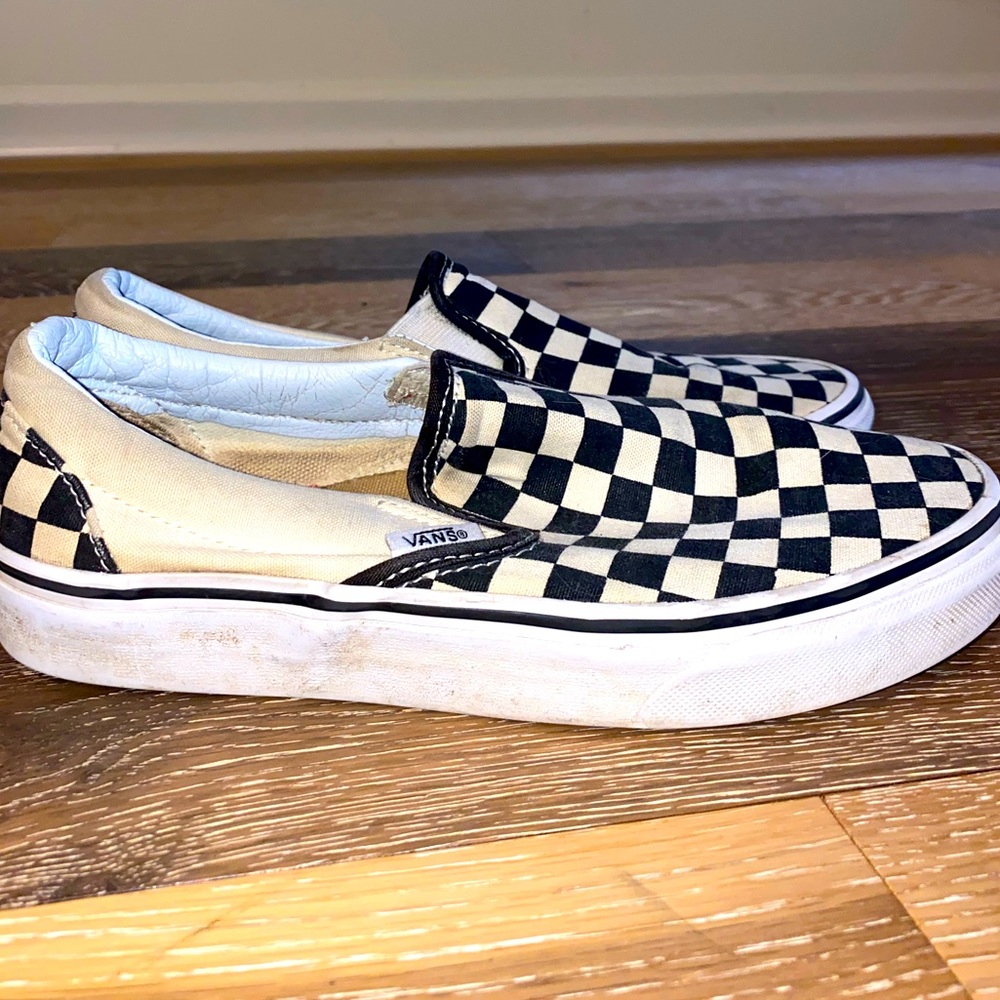 Vans Checker Board Sneakers Size 6.5 W/5 M